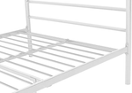 Home Avalon Double Metal Bed Frame - White | Sturdy Durable Frame with Mattress