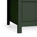 Brooklyn 3 Door Wardrobe - Green | Spacious Clothing Organization