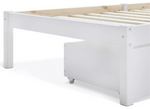 Habitat Ronnie Single Bed Frame and Drawer - White | Sturdy Bed for Kids Adults