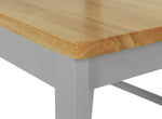 Chicago Pair of Solid Wood Dining Chair- Grey & Oak
