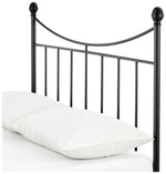 Habitat Home Clara Double Metal Bed Frame - Black | Sturdy Modern Bedroom Frame