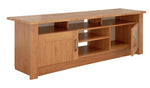 Home Ohio TV Unit Oak Effect | Modern Stand for Living Room Entertainment Center