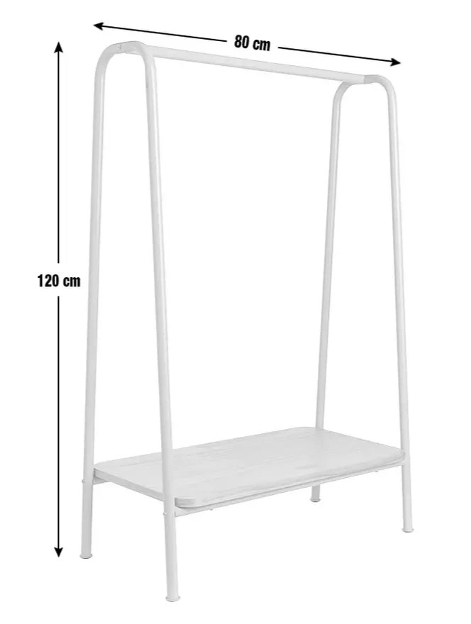 Kids Monty Clothes Rails - Light Grey | Children's Garment Hanging Rail