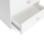 Home Juno 4 Drawer Chest White | Bedroom Storage Furniture Unit