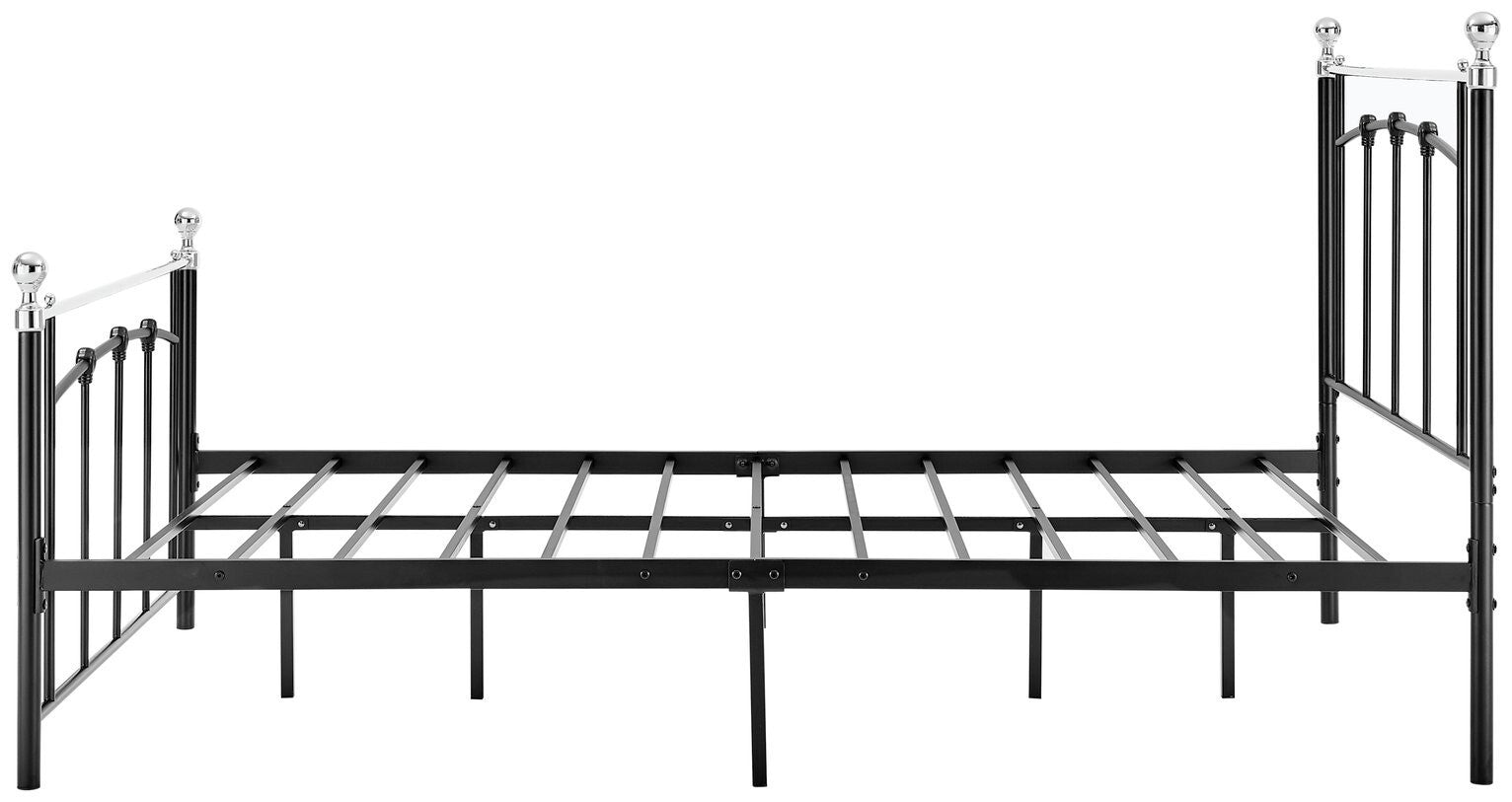 Yani Double Metal Bed Frame - Black