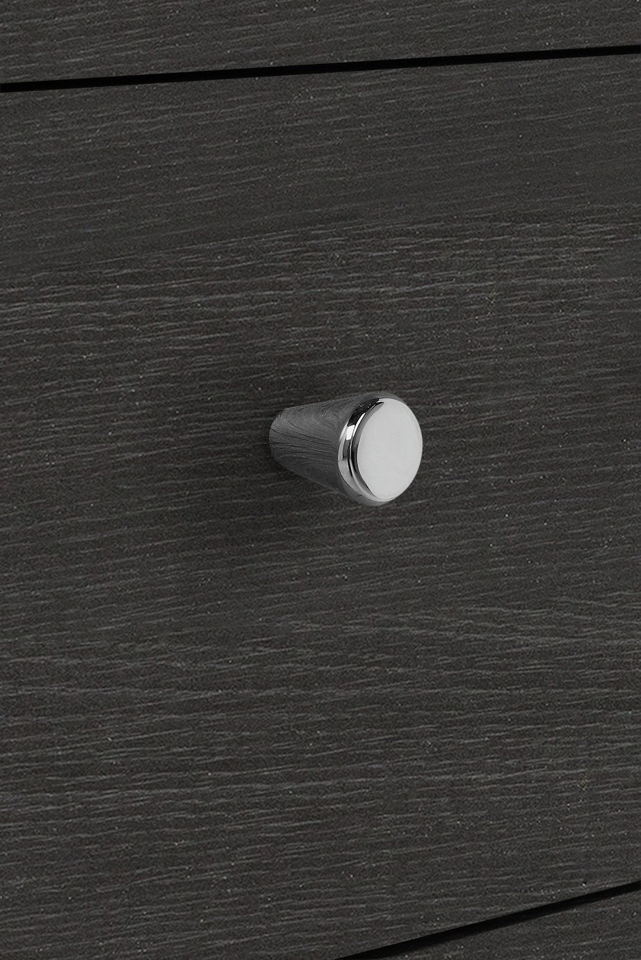 Home Malibu 5 Drawer Tallboy - Black Oak Effect |Tallboy Black Oak Effect