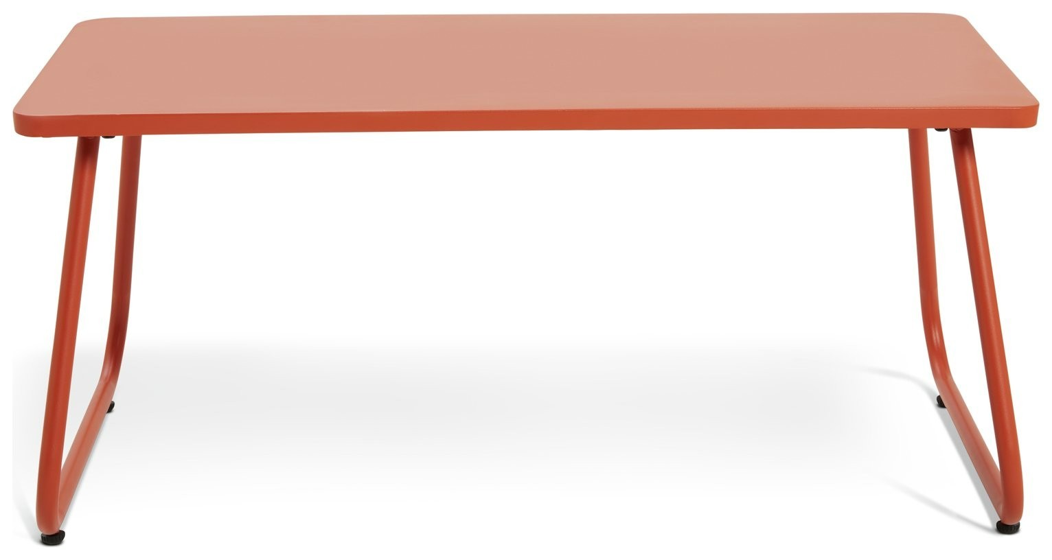 Cali 4 Seater Metal Patio Set - Orange | Bright Garden Furniture