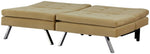 Habitat Duo Fabric 2 Seater Clic Clac Sofa Bed - Camel