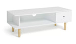 Habitat Cato 1 Drawer TV Unit - White