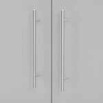Brisbane 2 Door Shoe Storage Cabinet - Grey ( B Grade 34065 - 34066 )