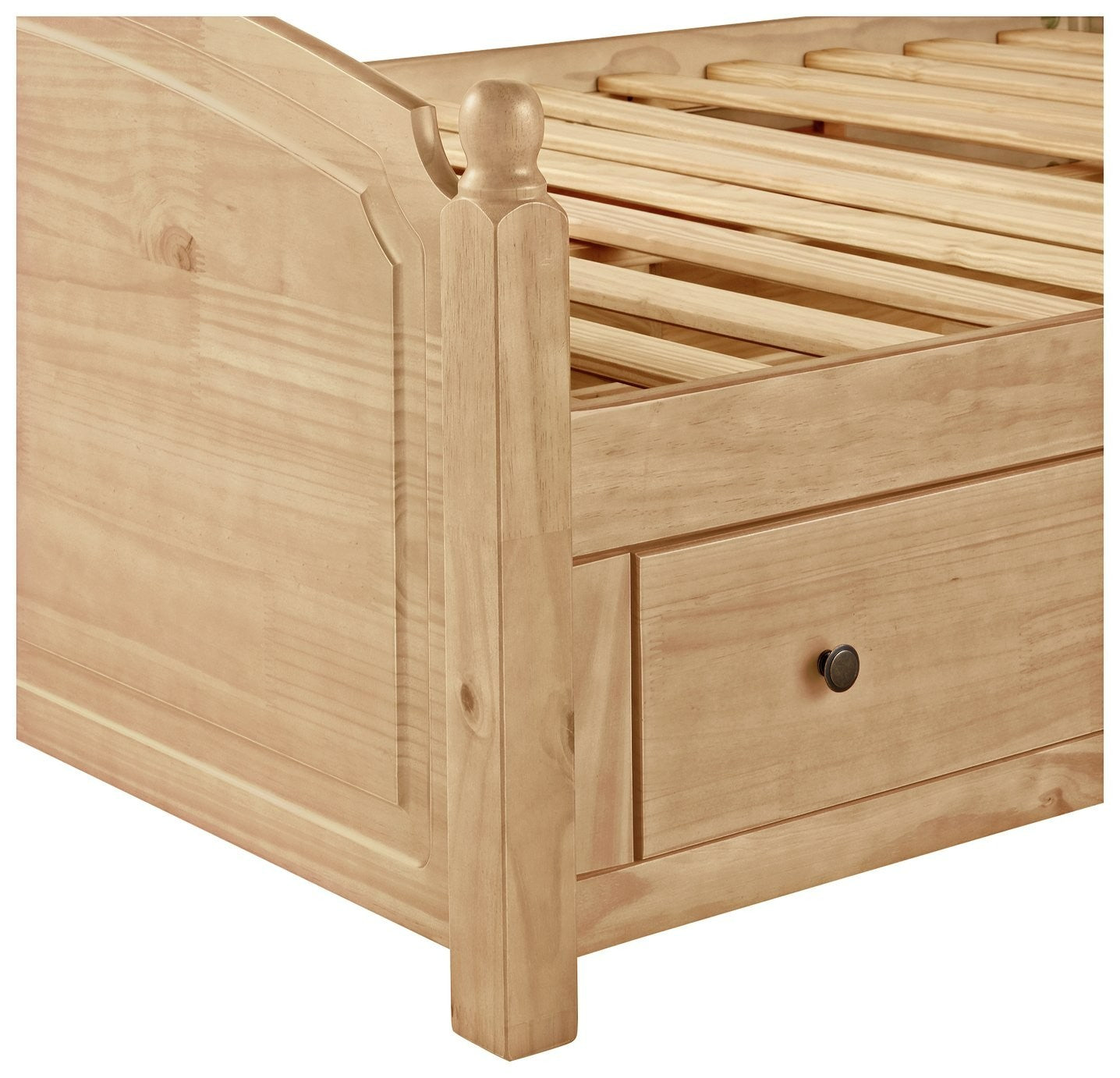 Home Emberton Kingsize Wooden Bed Frame - Pine | Warm Country Style Bad