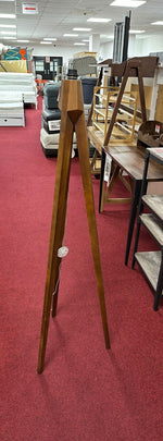 Habitat Tripod Floor Lamp Base - Walnut Stain (S)
