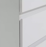 Jenson 2 Door 2 Drawer Wardrobe - White Gloss ( B Grade )