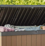 Keter Darwin 662L Outdoor Garden Storage Box - Brown