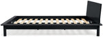 Akio Double Wooden Platform Bed Frame - Black | minimalist bed frame