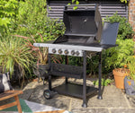 Premium 4 Burner with Side Burner Gas BBQ
