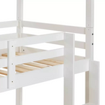 Home Josie Triple Single Bunk Bed - White | Multi Level Sleeping Setup