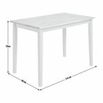Home Chicago Wooden 4 Seater Dining Table - Grey | Stylish Kitchen Setting
