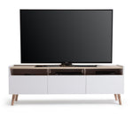 Skandi 3 Drawer TV Unit - White