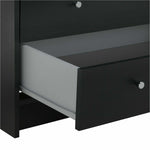 Malibu 2 Door 2 Drawer Wardrobe - Black Oak Effect | Bedroom Storage for Clothes