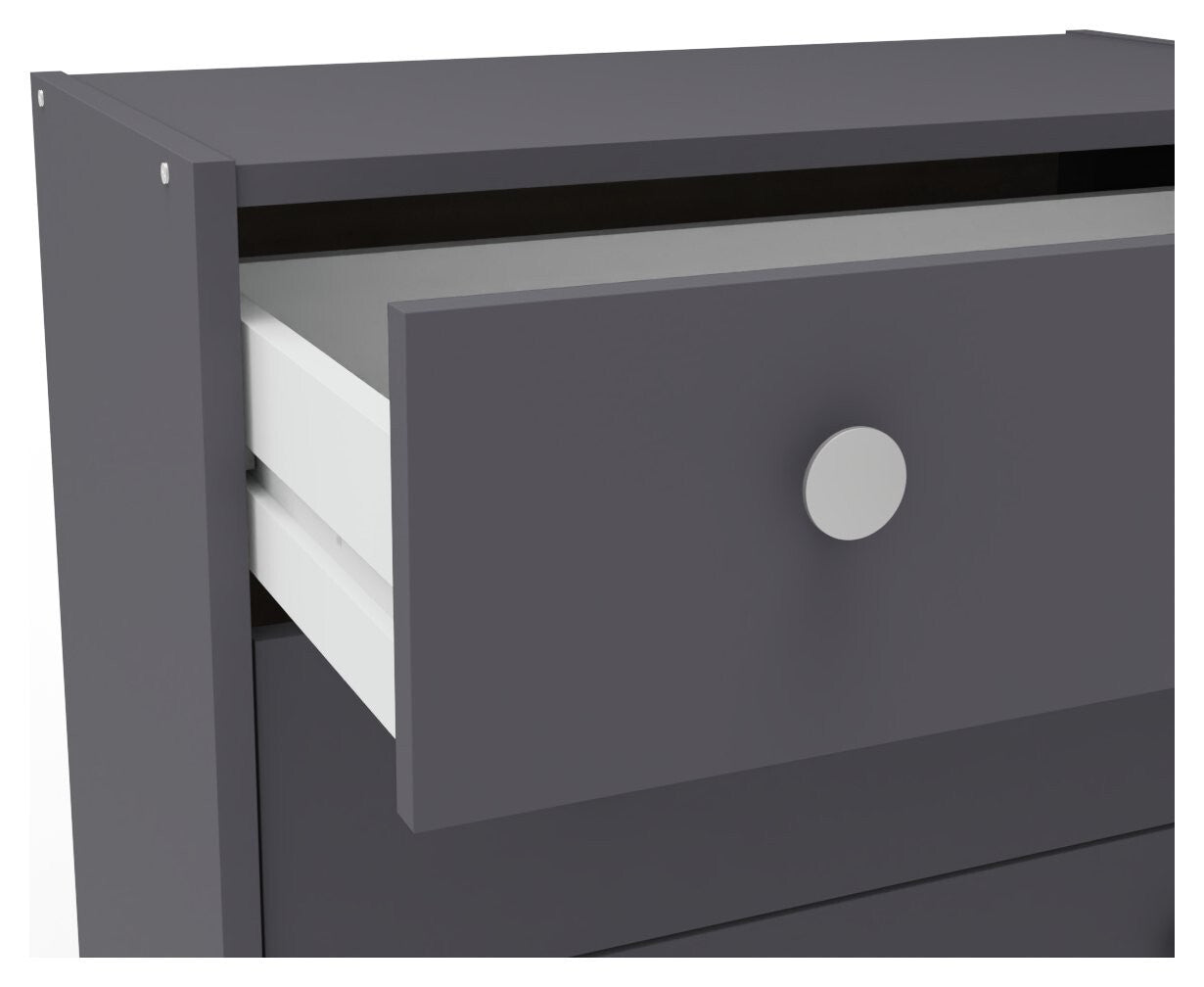 Seville 2 Piece 1 Door Wardrobe Set - Anthracite ( B Grade 40117 - 40120 )