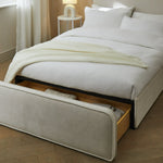 Ruxley Kingsize Drawer Storage Bed Frame - Natural | Stylish Sleep Space