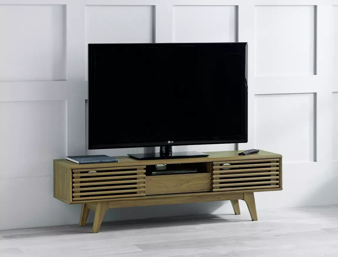 SBN Copen 1 Drawer TV Unit - Oak