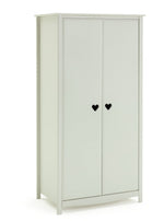 Mia 2 Door Wardrobe - White | Charming Clothing Organization
