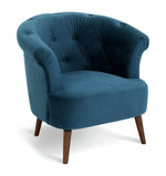 Chesterfield Accent Chair - Navy