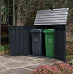 Keter Store It Out Midi 880L Garden Storage Dark Grey | Outdoor Garden Storage B