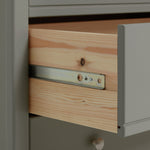 Brooklyn 4 Chest of Drawers - Grey | Organized Clothing Space