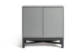 Zander Textured Small Sideboard - Grey | Modern Storage Cabinet
