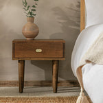 Armi 1 Drawer Bedside Table - Mango | Stylish Nightstand Design