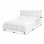 Bowie Small Double End Lift Ottoman Bed - Grey | Practical Lift Mechanism