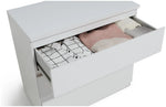 Habitat Jenson Gloss 3 Drawer Chest - White