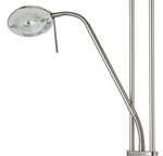 Father & Child Uplighter Floor Lamp - Chrome | Living Room Reading Light  Lamp
