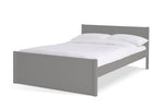 Home Jenson Double Wooden Bed Frame - Grey | Minimalist Looks Bed