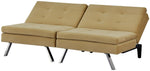 Habitat Duo Fabric 2 Seater Clic Clac Sofa Bed - Camel