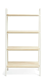 Kids Monty Standing Tall Bookcase - Light Grey