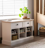 Home Winchester Shoe Storage Bench - Cream (B Grade)