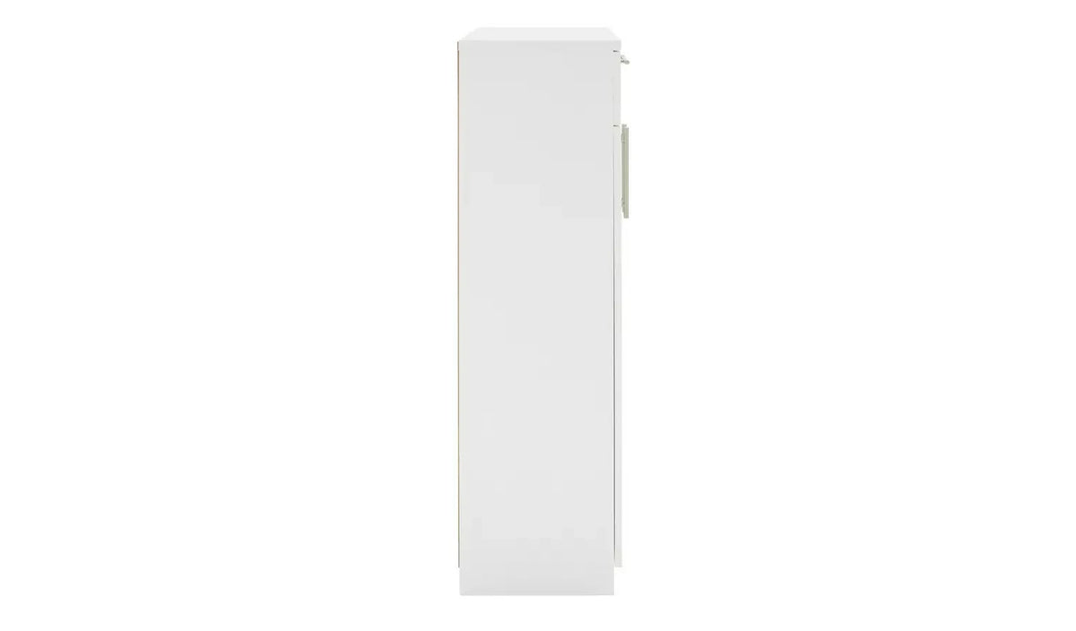 Brisbane 2 Door Shoe Storage Cabinet - White (B GRADE-1020.)
