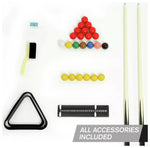 Hy-Pro 6ft Folding Snooker and Pool Table - Oak