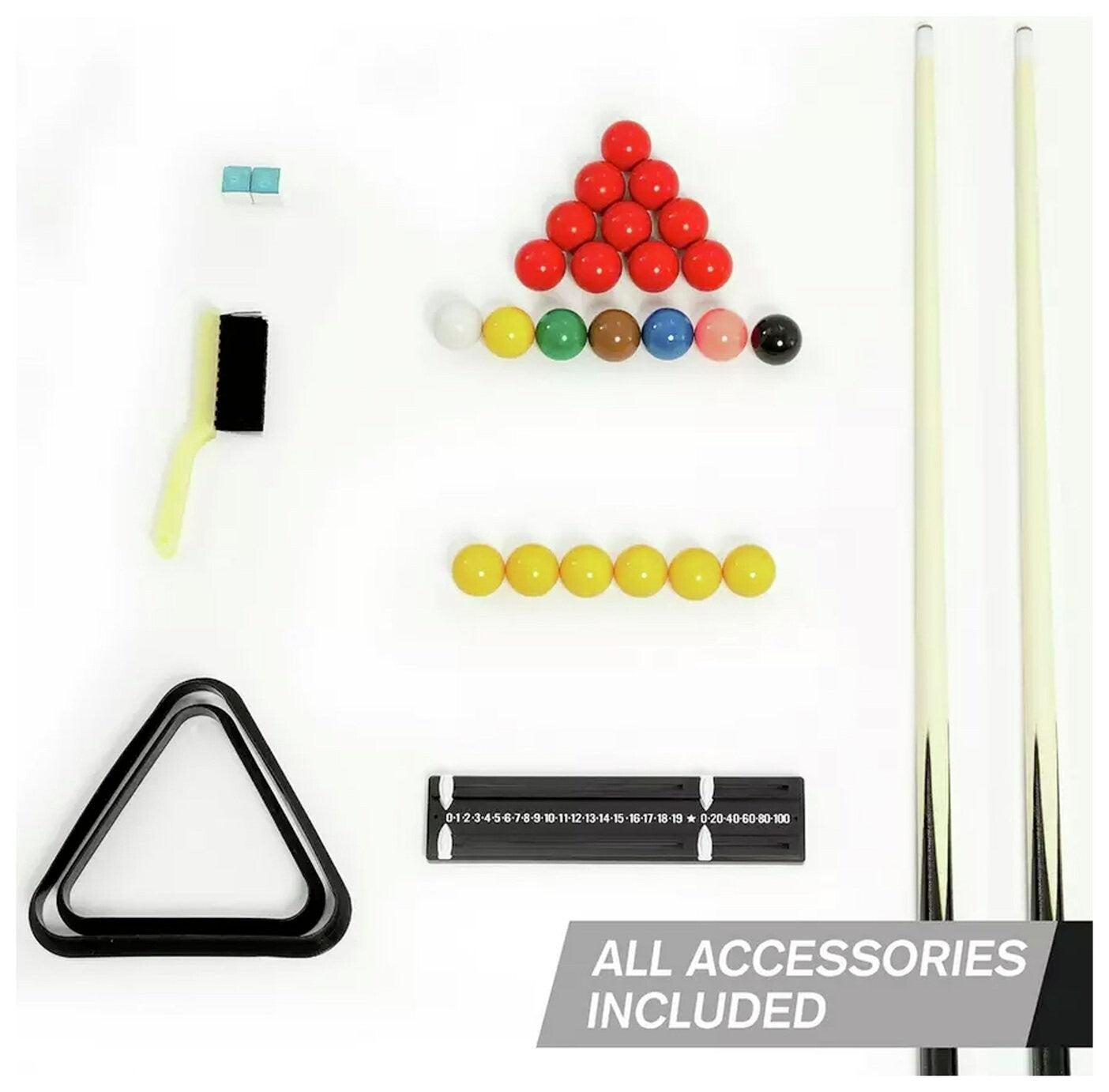 Hy-Pro 6ft Folding Snooker and Pool Table - Oak