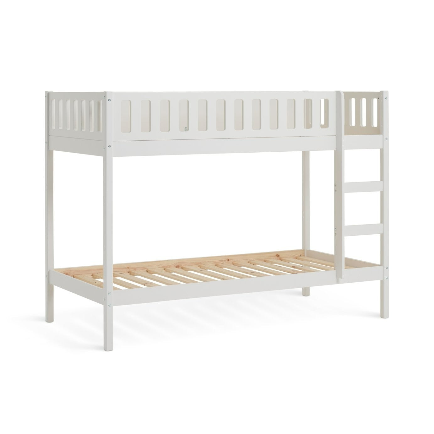 Ronnie Bunk Bed Frame - White | Space-saving kids bunk bed