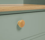 Home Winchester Bookcase - Green | Elegant Room Arrangement