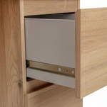 Home Jenson Double Pedestal Dressing Table Oak Effect (B GRADE)