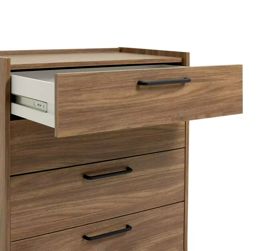Habitat Oldham Wide 4 Drawer Chest - Walnut