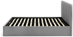 Home Pandora Double End Lift Ottoman Bed - Grey | double bed with storage