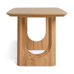 Trezy Solid Wood 6 Seater Dining Table - Oak | Exclusive Design Family Dining