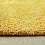 Habitat Recycled Plain Cosy Shaggy Rug - 160x230cm - Mustard